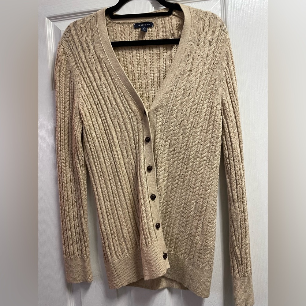 Lands End cardigan